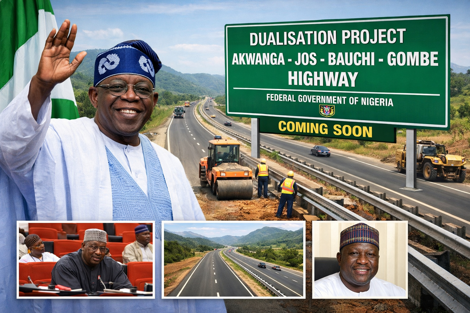 Senate Commends Tinubu Over Dualisation of Akwanga–Jos–Bauchi–Gombe Highway