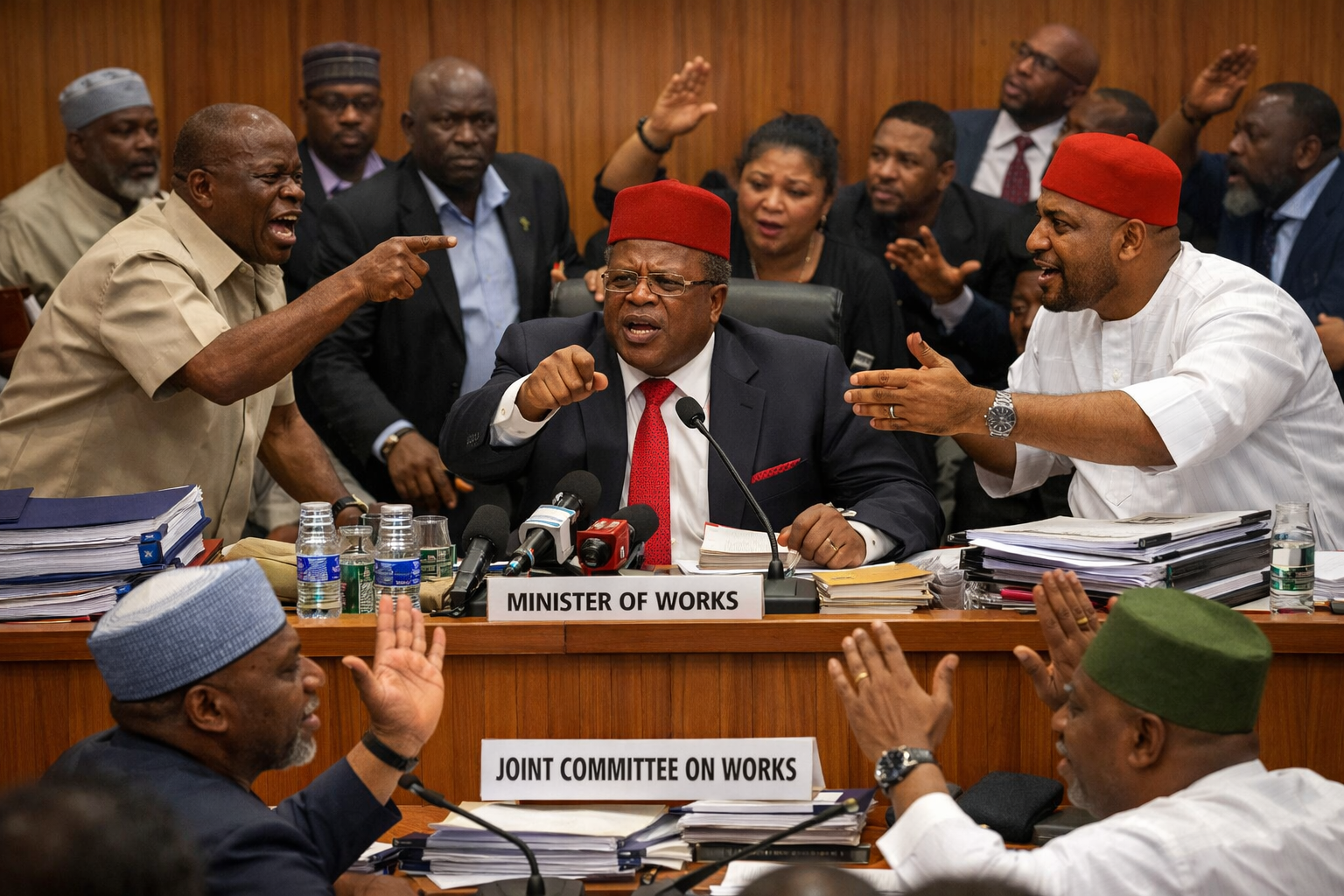 Tension Erupts at N’Assembly as Lawmakers Query Umahi Over ₦2.2trn Works Budget