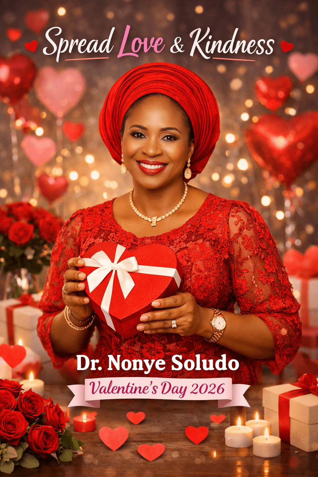 Anambra First Lady Urges Nigerians to Celebrate Love on Valentine’s Day