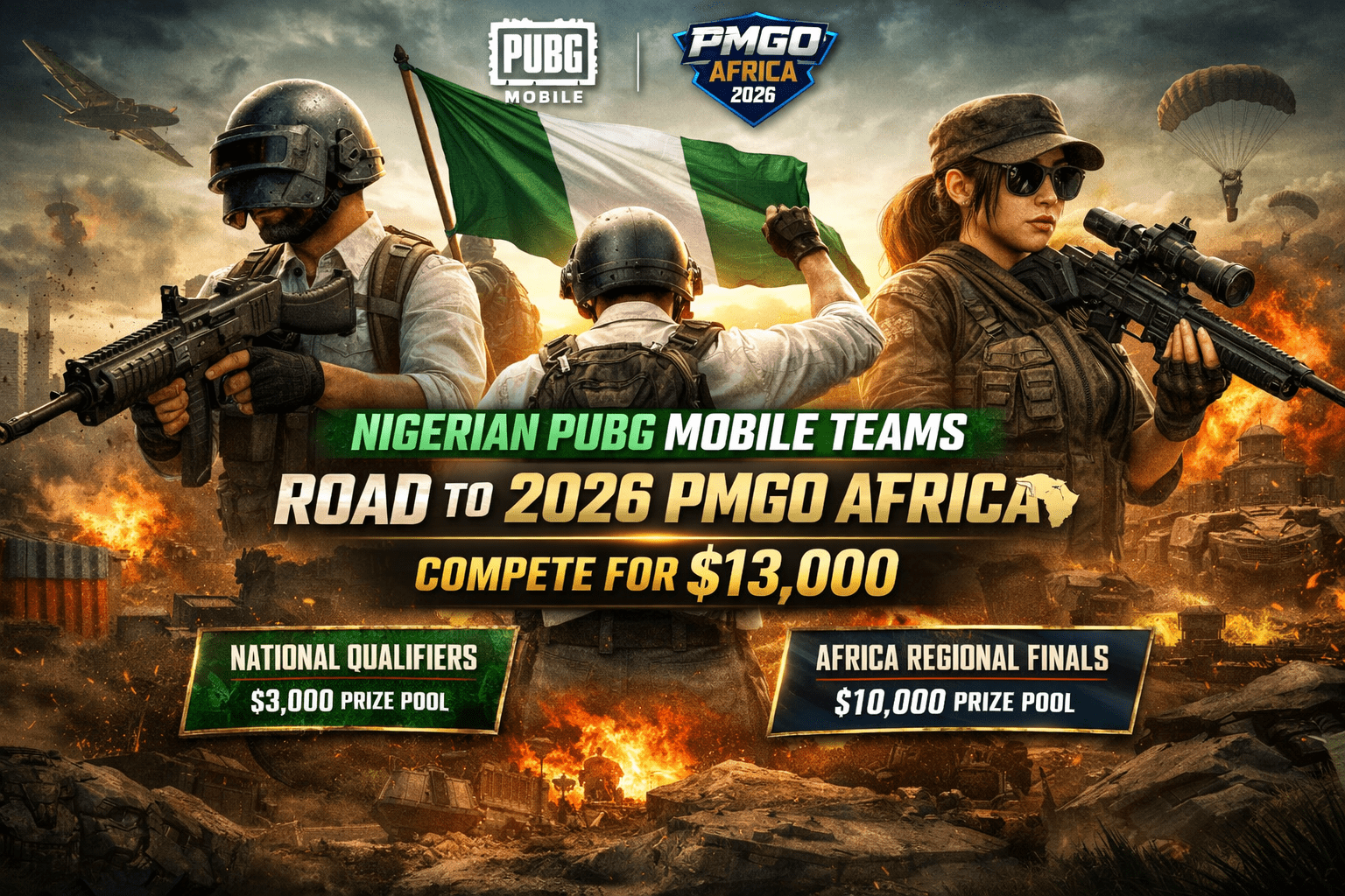 Nigerian PUBG Mobile Teams Begin Road to 2026 PMGO AFRICA