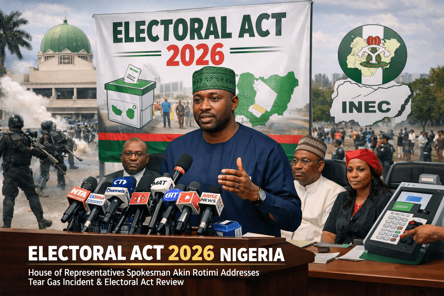Reps Apologise Over Tear Gas Incident, Back INEC Result Transmission Simulation