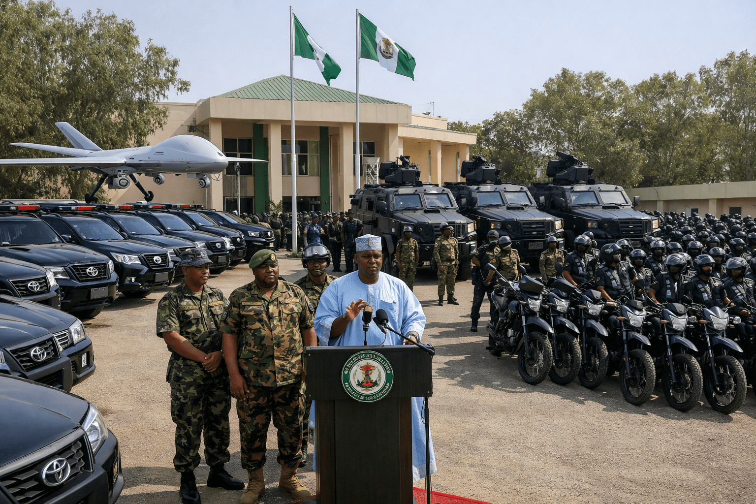 Lawal Procures APCs, Drones to Boost Security in Zamfara