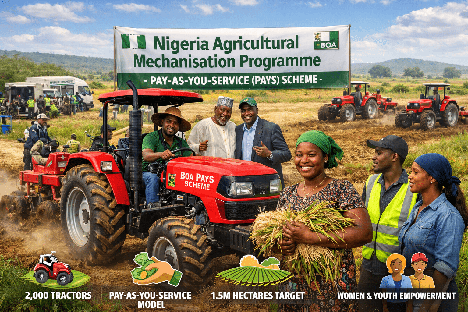 Nigeria Launches Largest Agricultural Mechanisation Programme for Smallholder Farmers