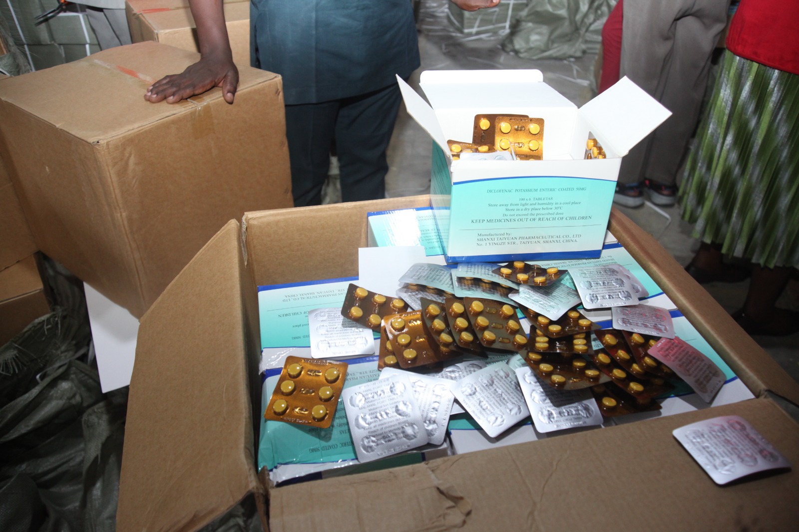 NAFDAC Busts major counterfeit Drugs Syndicate Seizes Over 10Million Fake Medicines in Lagos