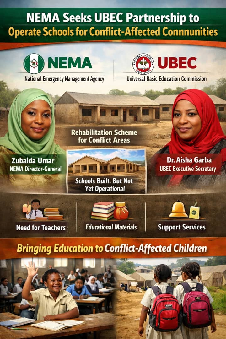 NEMA Seeks UBEC Partnership to Fully Operate Schools for Conflict-Affected Communities