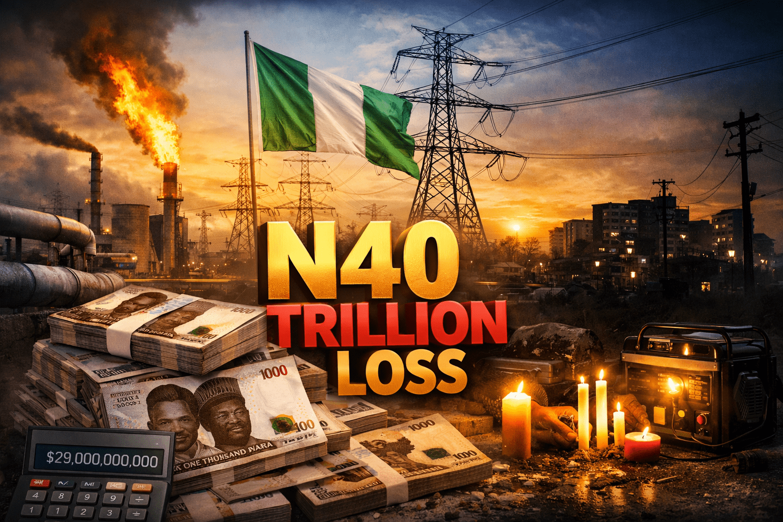 Nigeria Loses N40trn Yearly to Power Crisis – NISO Warns