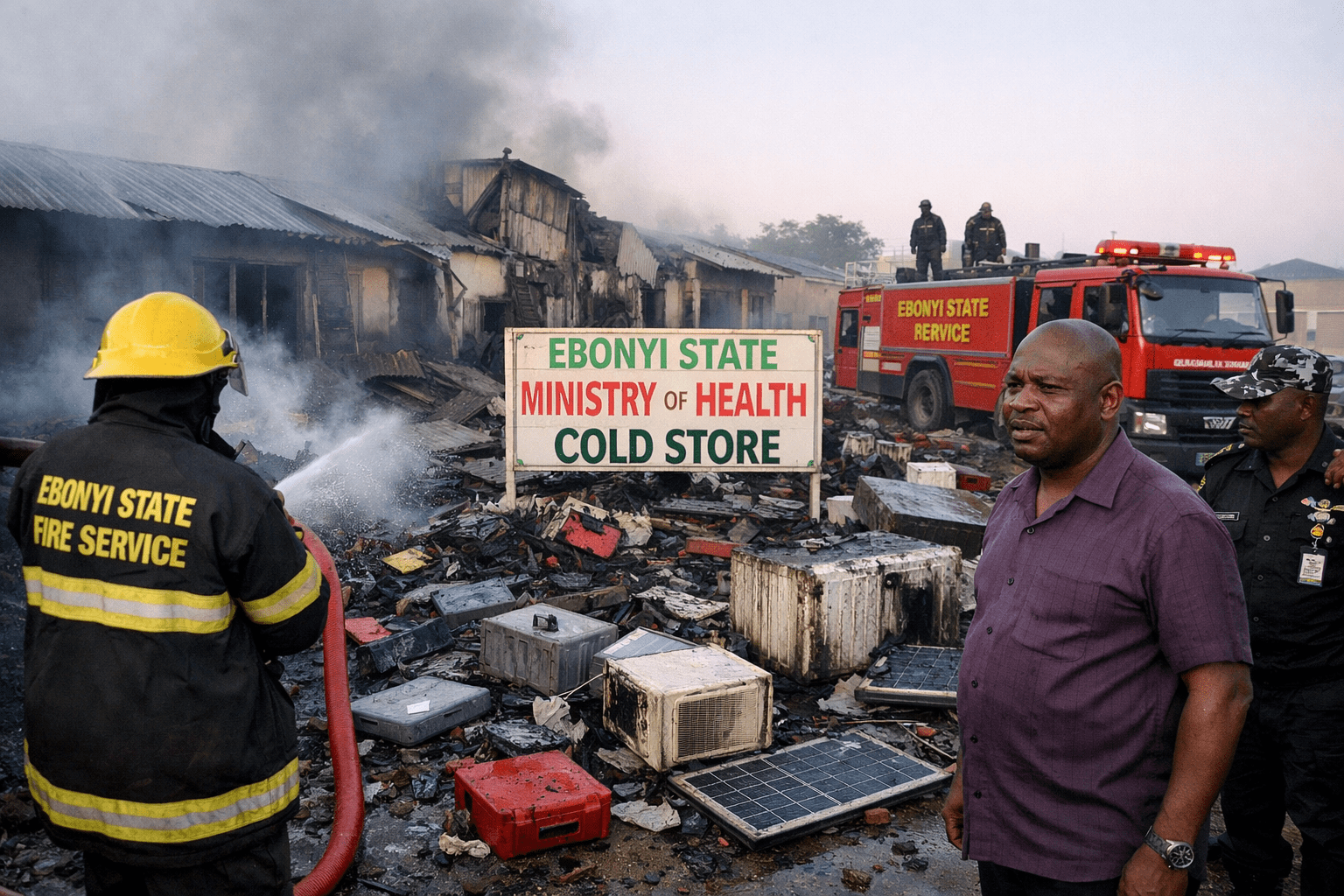 Fire Destroys Vaccines Worth Millions in Ebonyi Health Facility