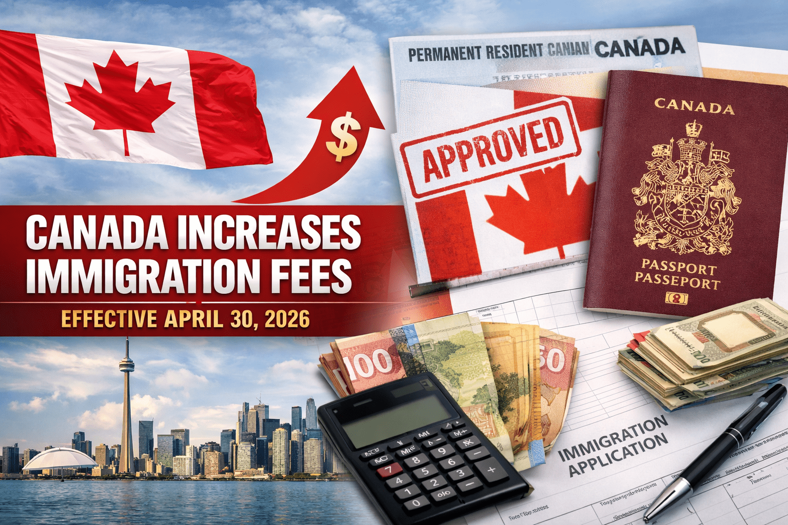 Canada Increases Immigration Fees for 2026 Applicants