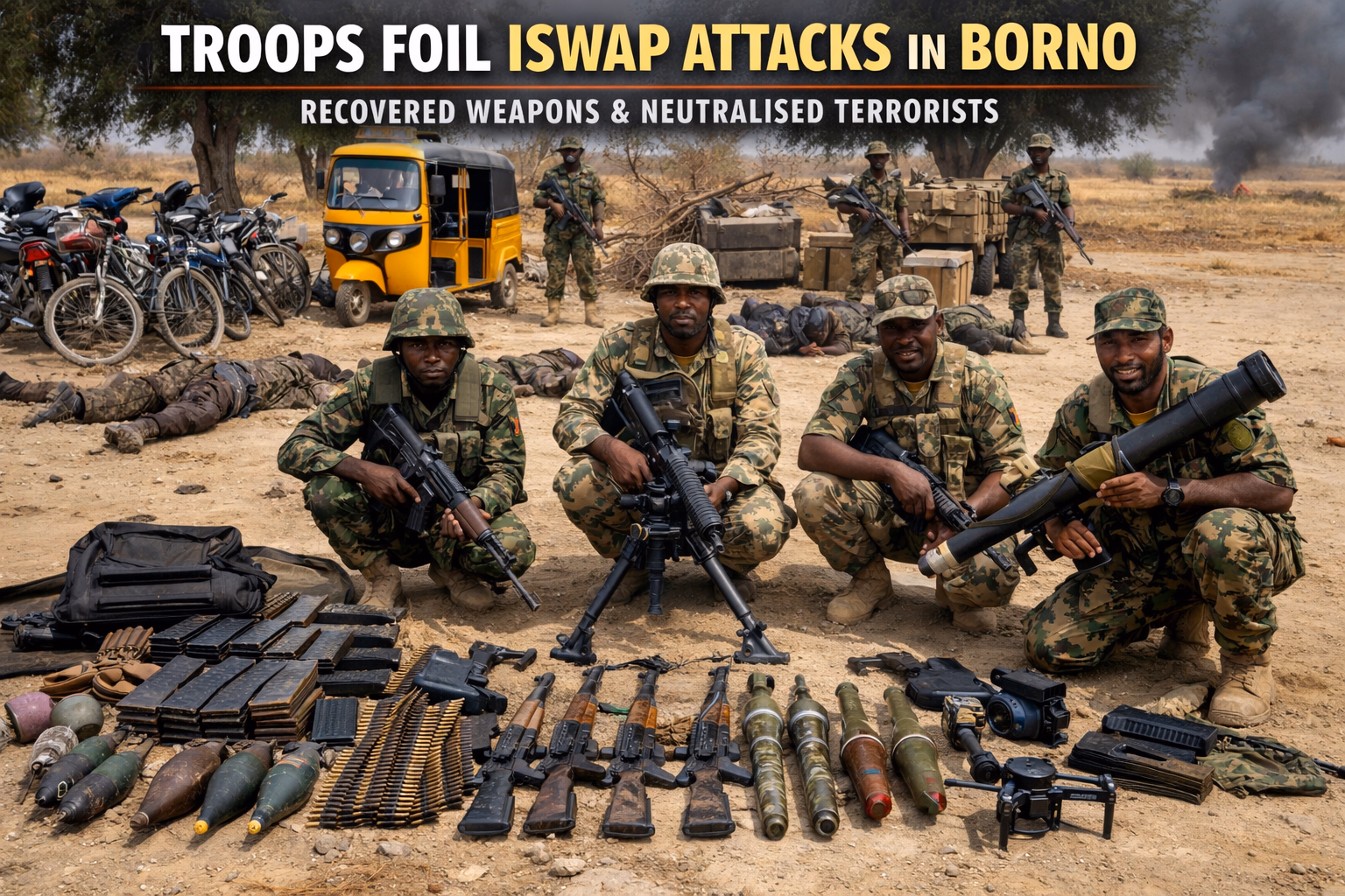 Troops Foil ISWAP Attacks in Borno, Neutralise Terrorists
