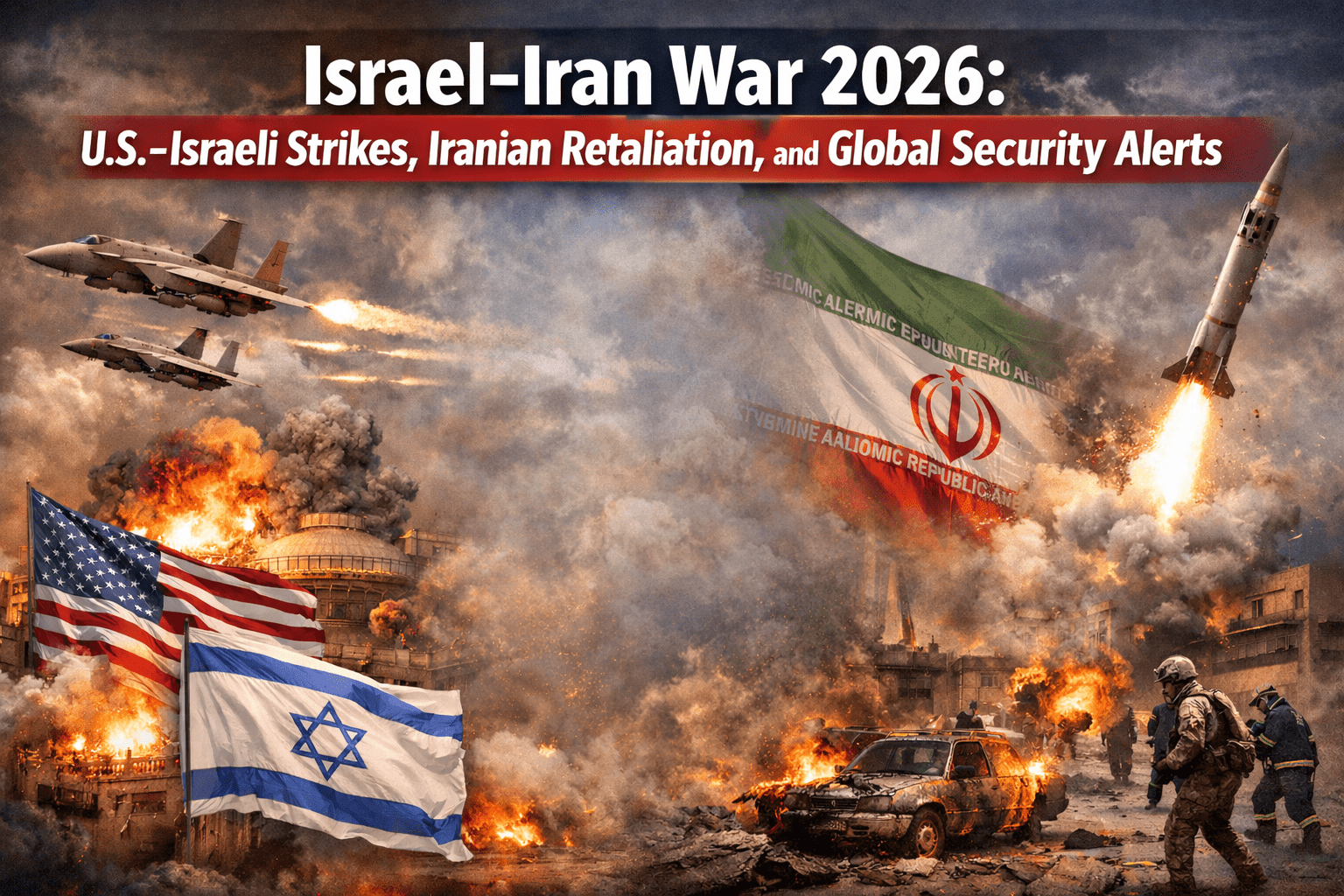 Israel-Iran War 2026: U.S.-Israeli Strikes, Iranian Retaliation, and Global Security Alerts