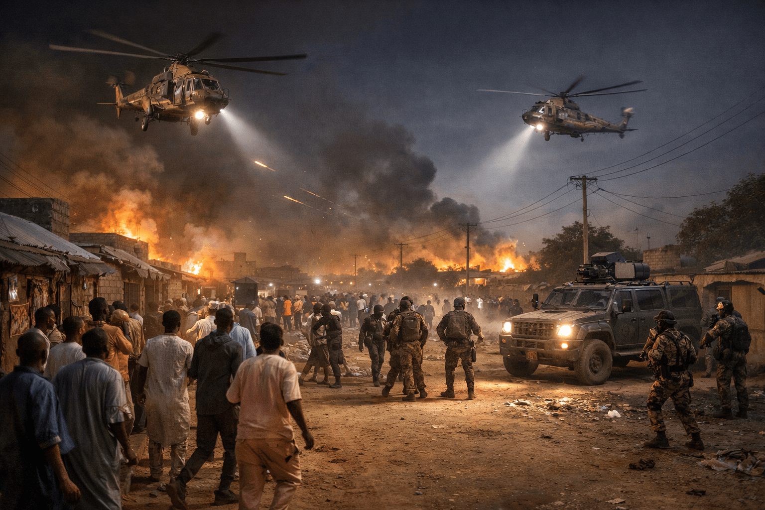 Suspected Terrorist Attack Sparks Panic in Maiduguri