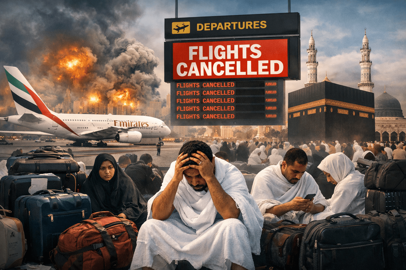 Nigerian Umrah Pilgrims Stranded as Middle East War Disrupts Flights