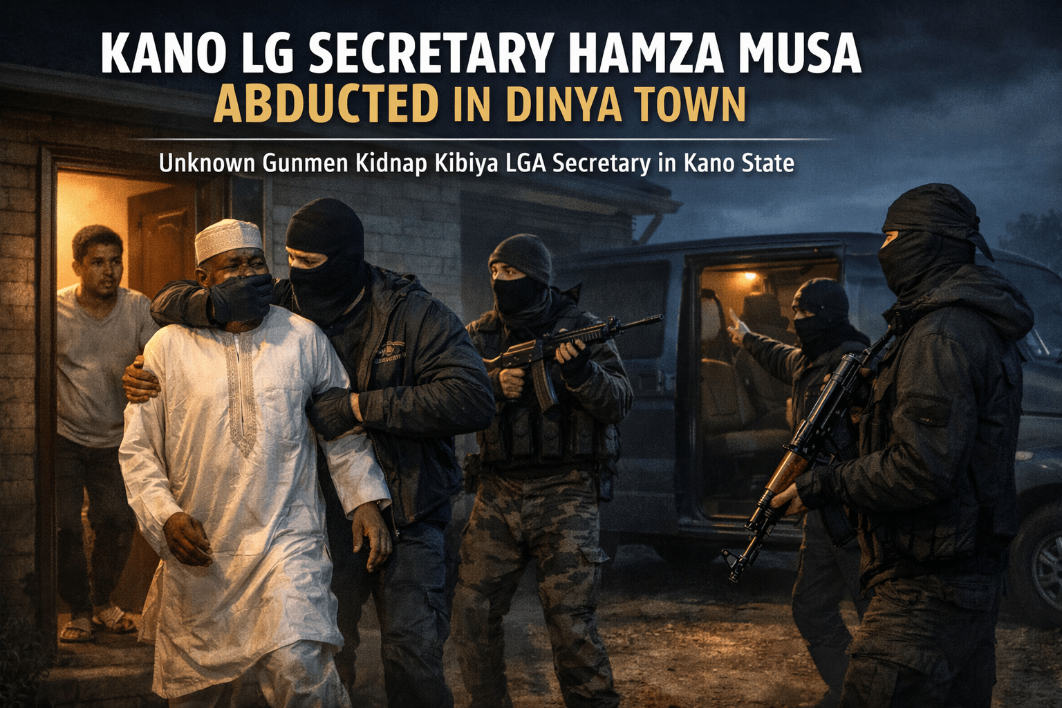 Gunmen Abduct Kano LG Secretary Hamza Musa in Dinya
