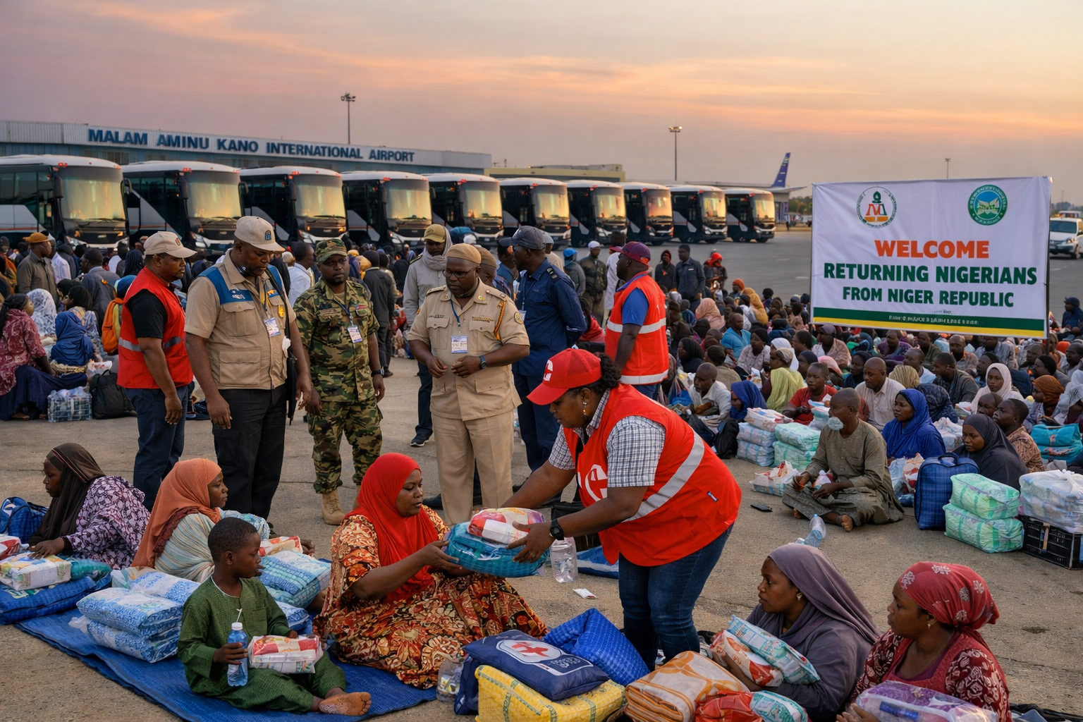 522 Stranded Nigerians Return from Niger in Voluntary Repatriation Exercise