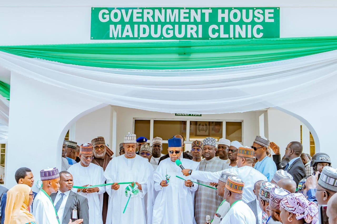 Vice President Commissions Key Projects in Maiduguri