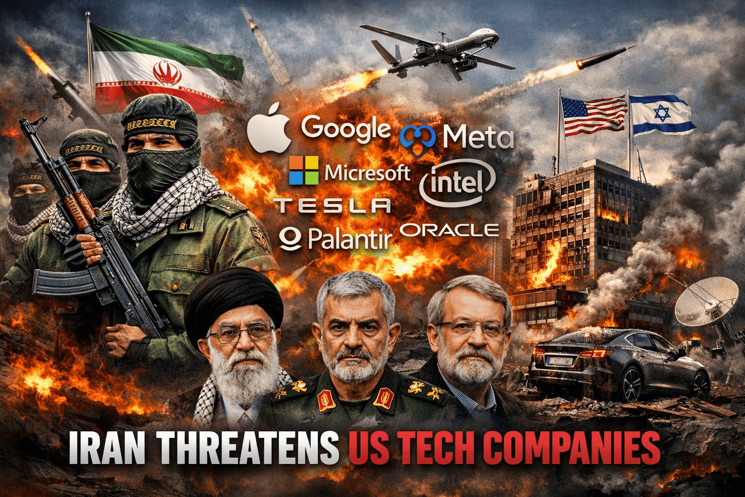 Iran Threatens US Tech Giants Over Alleged Assassination Links