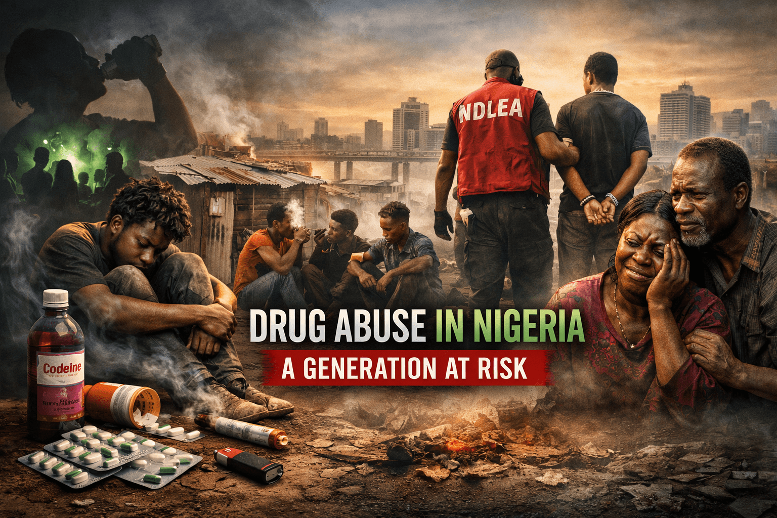Nigeria’s Drug Abuse Crisis: Millions of Youths at Risk of Addiction