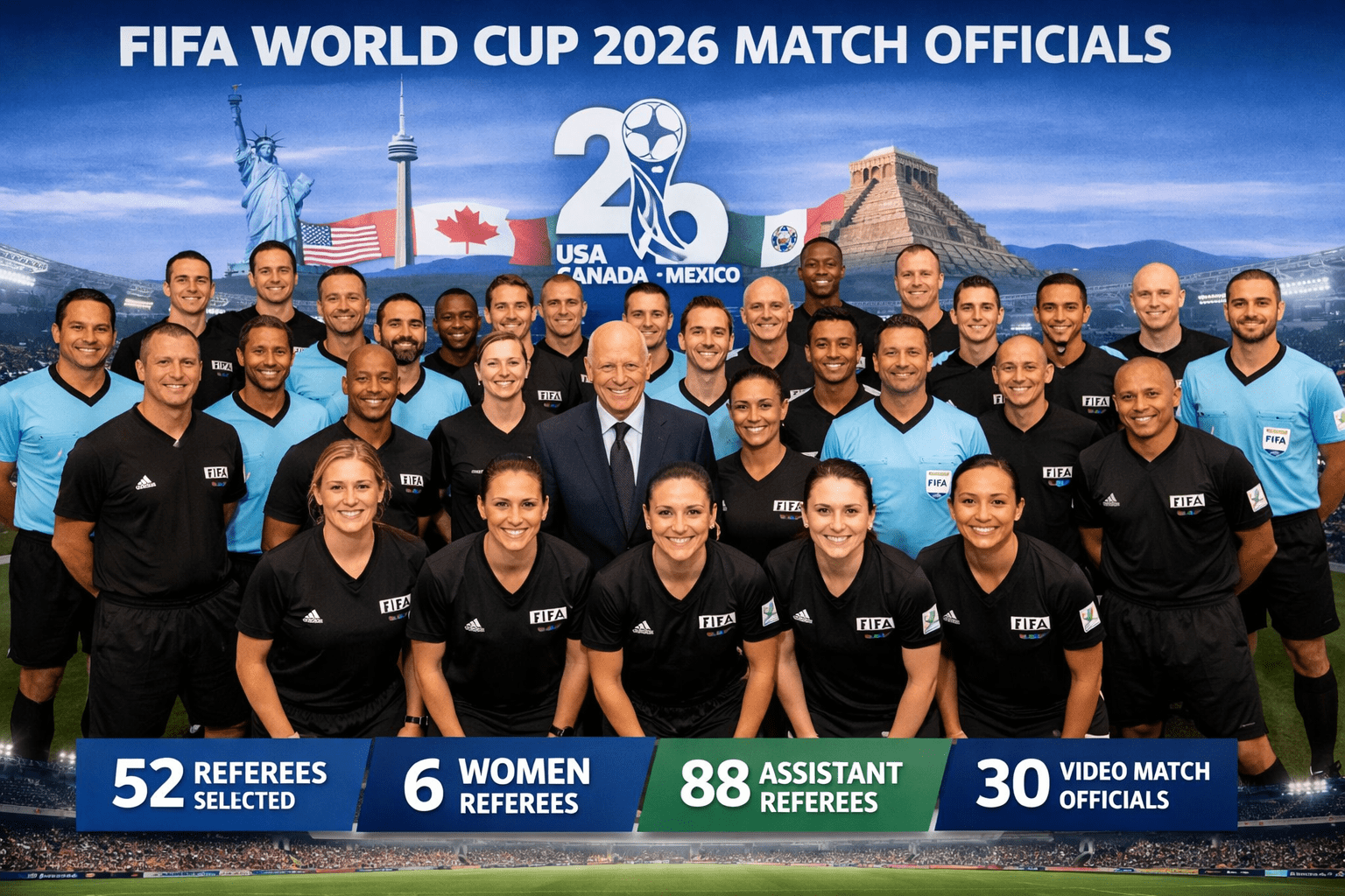 FIFA Unveils Match Officials for 2026 World Cup