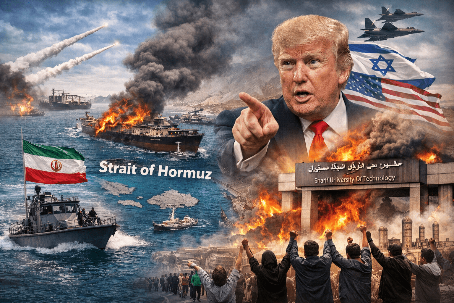 Iran–U.S. Tensions Escalate Over Strait of Hormuz and War Threats