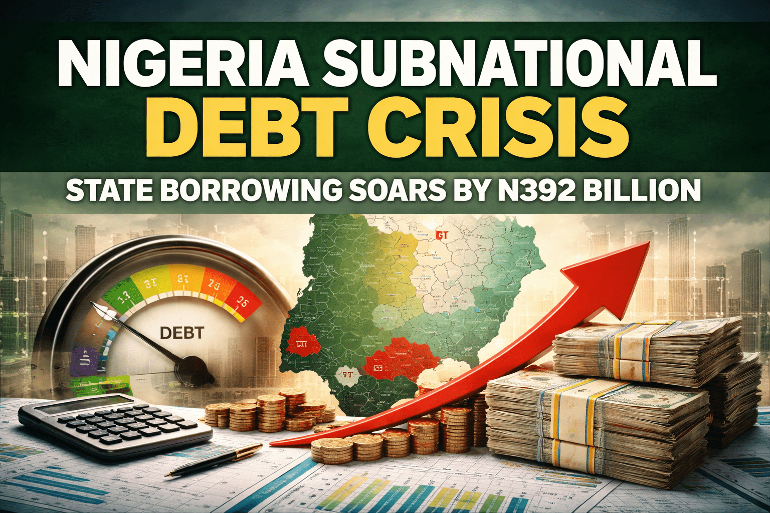 Nigeria Subnational Debt Crisis Deepens as State Borrowing Rises by N392bn