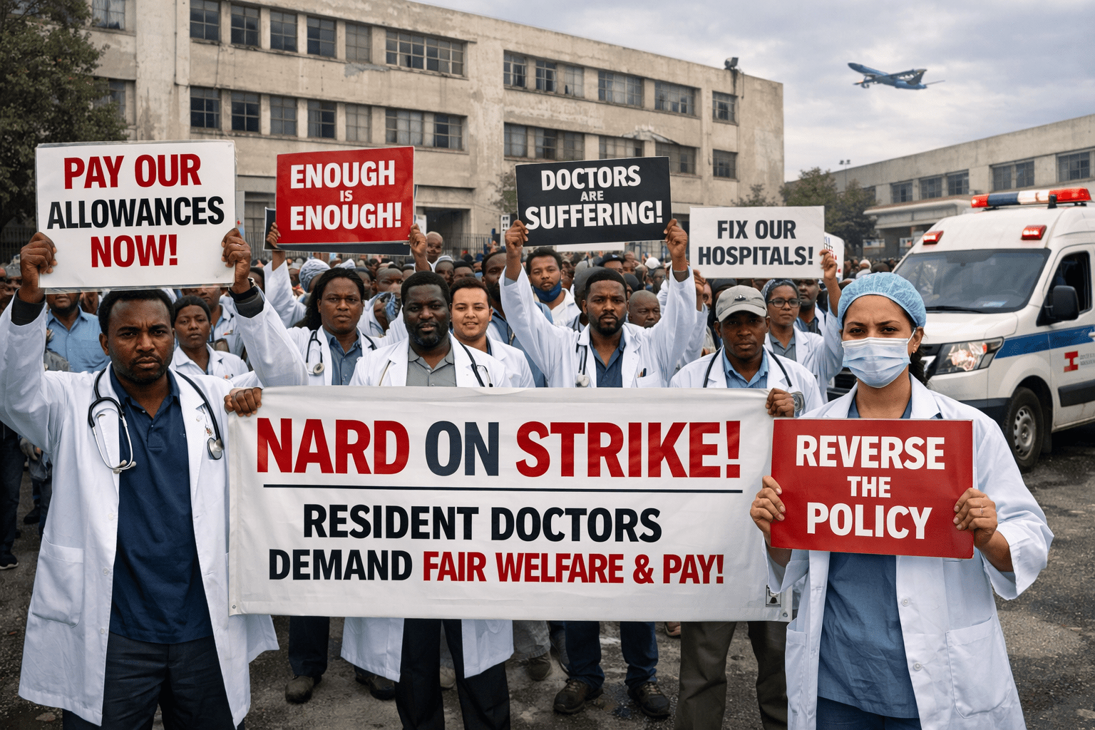 Nigerian Resident Doctors Strike Again Over Unpaid Allowances, Policy Reversal