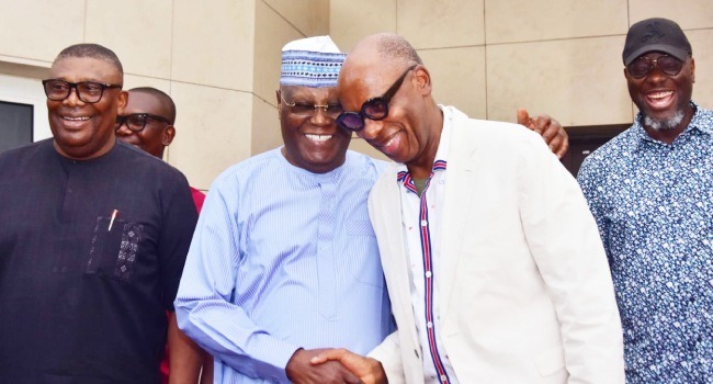 Atiku Visits Amaechi After ADC Primary Amid Post-Election Tensions in Abuja