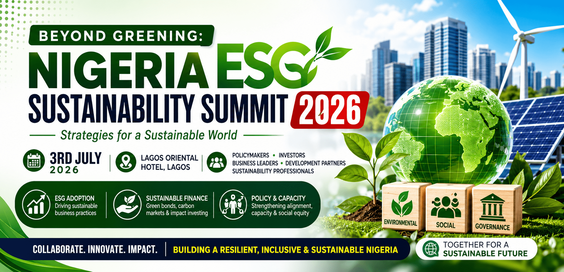 Nigeria ESG Sustainability Summit 2026 to Drive Sustainable Business and Governance Practices