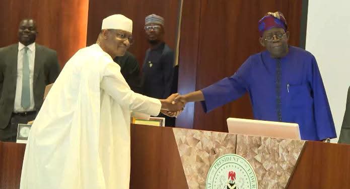 President Tinubu Swears In New RMAFC, NPC Commissioners