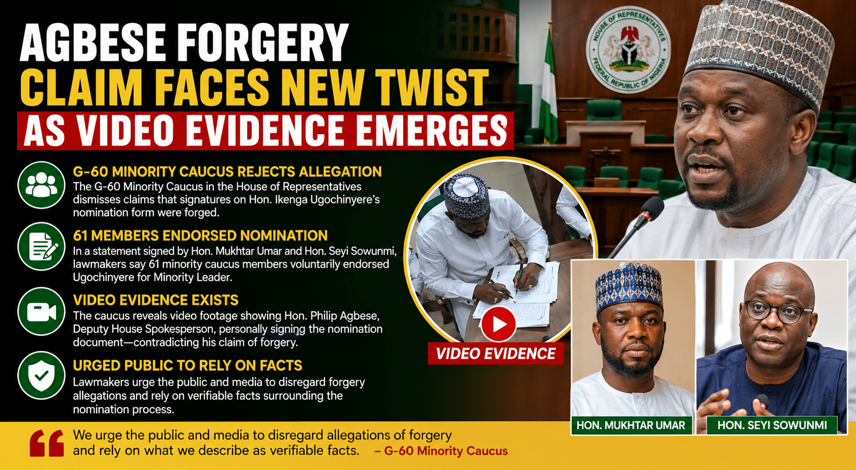 Agbese Forgery Claim Faces Fresh Twist as Video Evidence Emerges