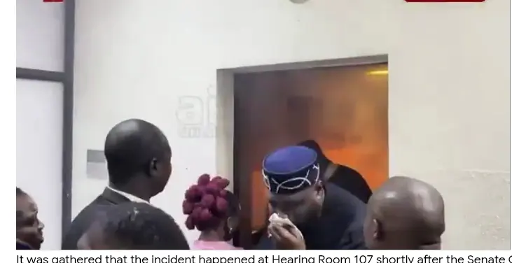 Fire Outbreak Disrupts Senate Proceedings at National Assembly in Abuja