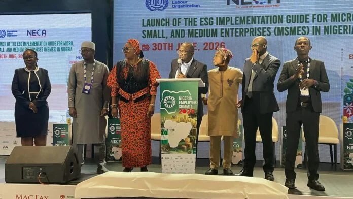 NECA launches Africa’s first ESG implementation guide for MSMEs at Nigeria Employers’ Summit
