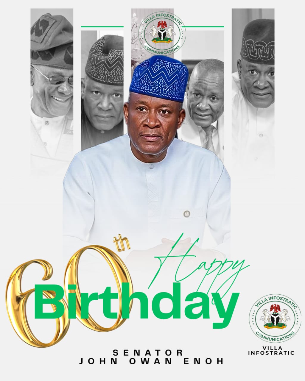 Tinubu Celebrates Senator John Owan Enoh at 60