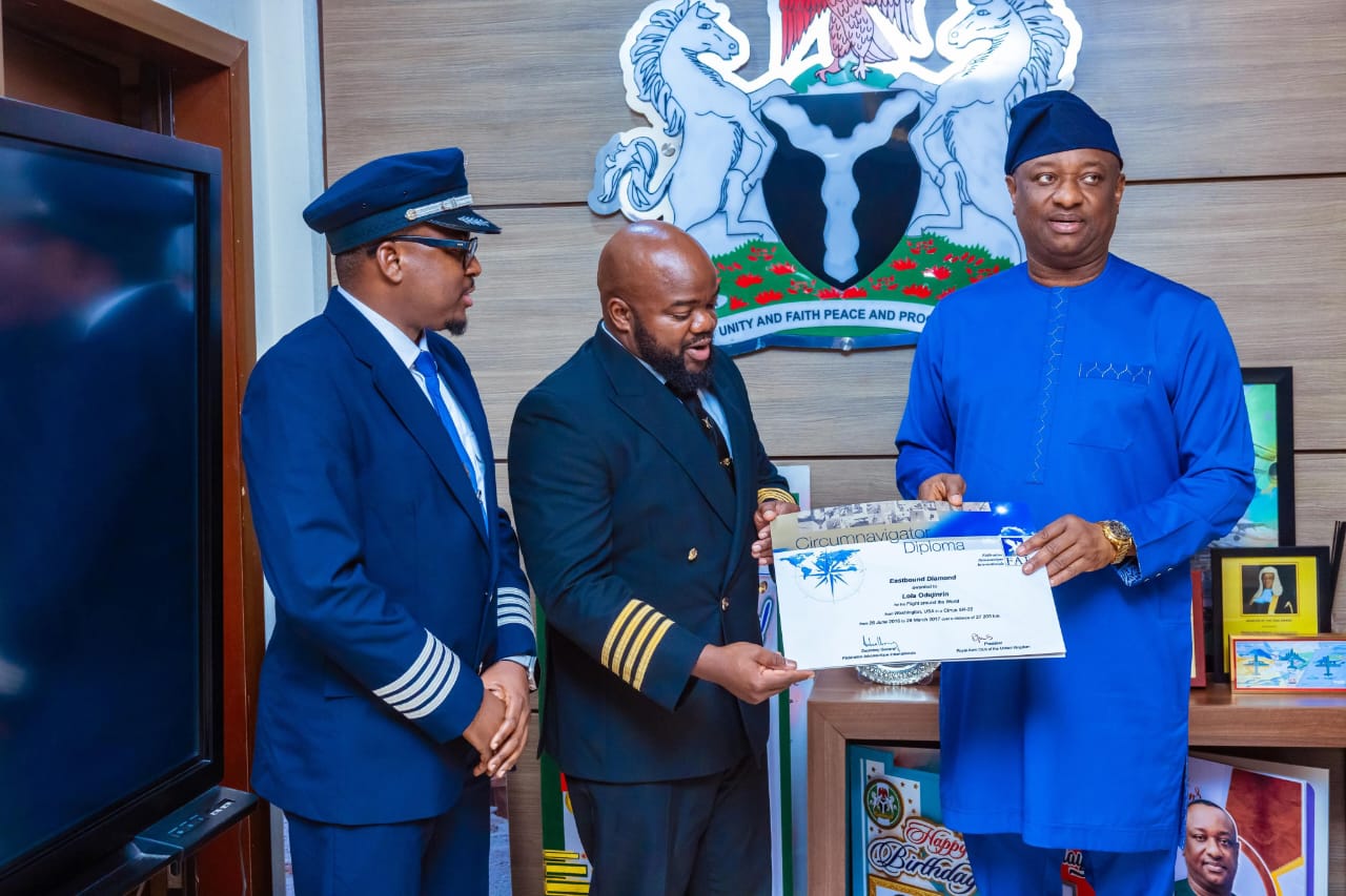 Keyamo Receives Captain Ademilola Odujinrin Ahead of Historic UK-Abuja World Record Flight
