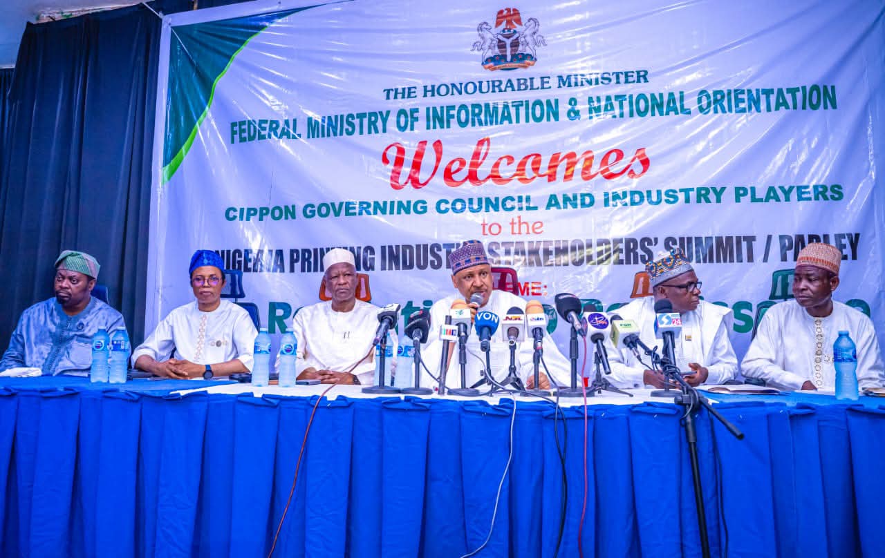 Information Minister Calls for Unity to Drive Growth in Nigeria’s Printing Industry