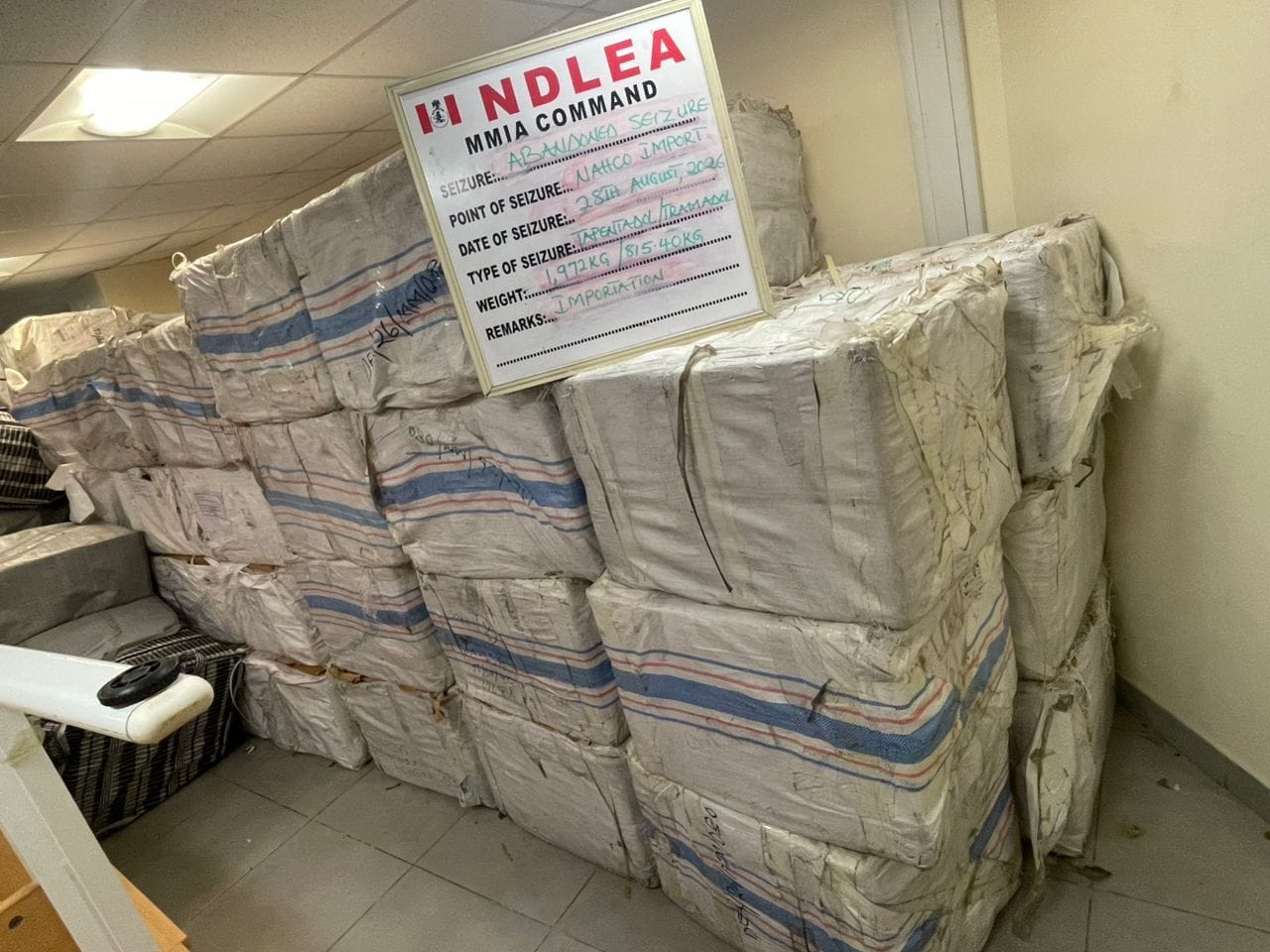 NDLEA Seizes Captagon, Opioids Worth N6.2bn at Lagos Airport