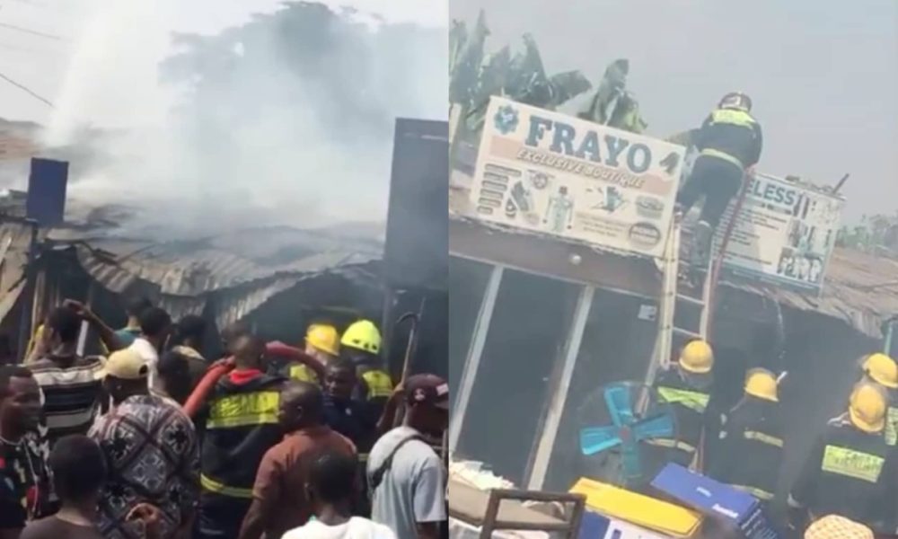 Hundreds of Shops Destroyed as Fire Ravages Oranyan Market in Ibadan