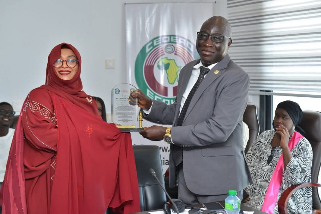 NFIU CEO Honours Outgoing GIABA Director-General in Dakar