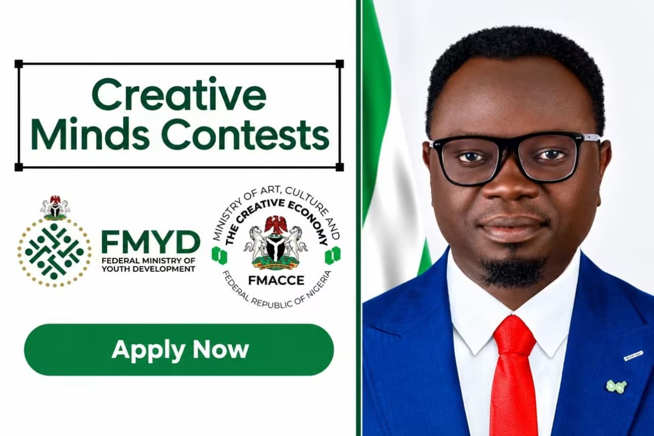 FG Opens Creative Minds Contest for Nigerians, Offers ₦200,000 Cash Prize