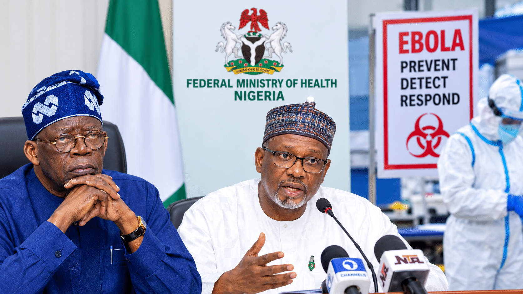 Nigeria Confirms Imported Ebola Case, Tinubu Orders Urgent Measures to Prevent Spread